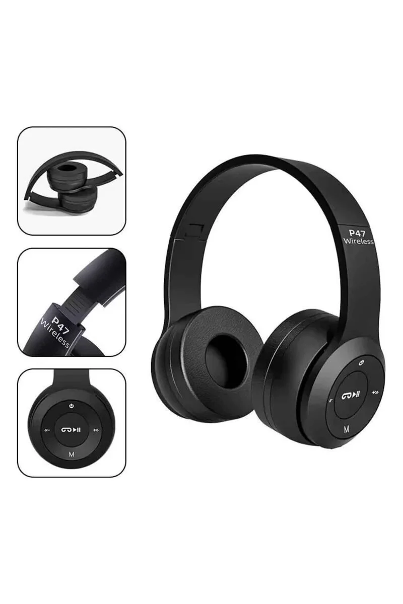 Kulak Üstü Bluetooth Kulaklık - Yüksek Ses Kalitesi ve Ayarlanabilir Konfor