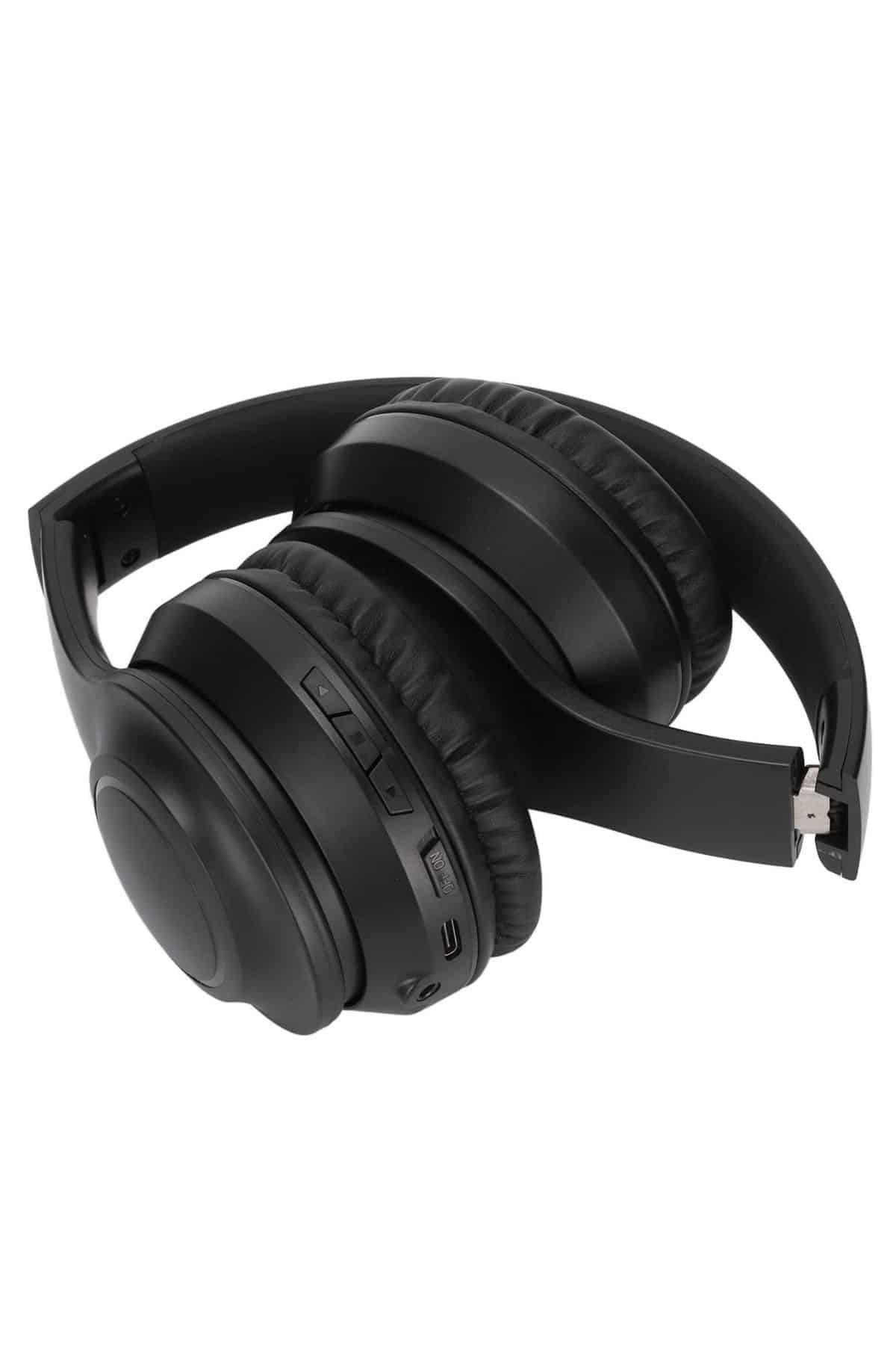 Kulak Üstü Bluetooth Kulaklık Ayarlanabiilir Uzun Pil Ömrü Kablos