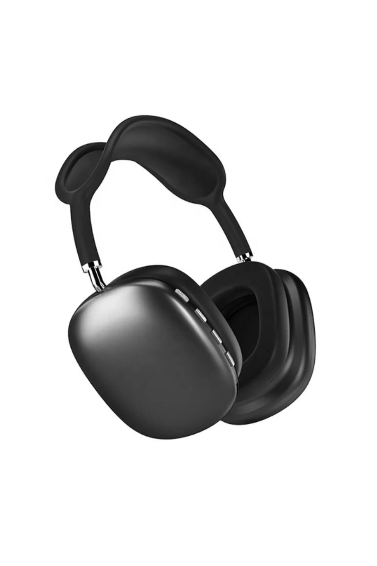 Kulak Üstü Kablosuz Bluetooth Kulaklık, Mikrofonlu ve SD Kart Girişli Siyah Tasarım