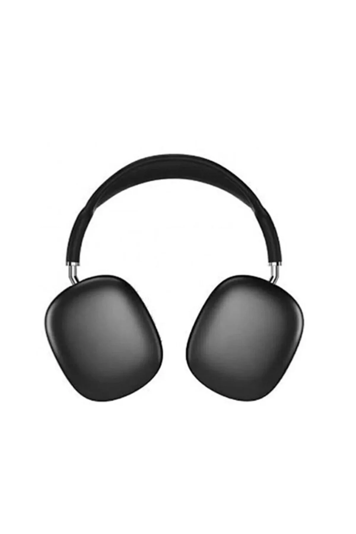 Kulak Üstü Kablosuz Bluetooth Kulaklık, Mikrofonlu ve SD Kart Girişli Siyah Tasarım