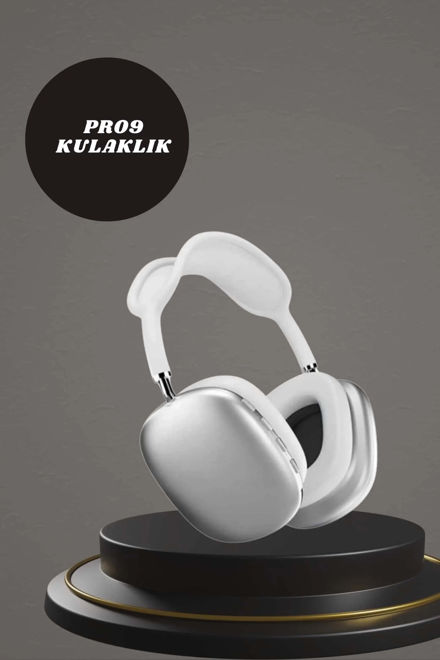 Kulak Üstü P9 Kablosuz Bluetooth Kulaklık ve 7 Kordonlu Akıllı Saat