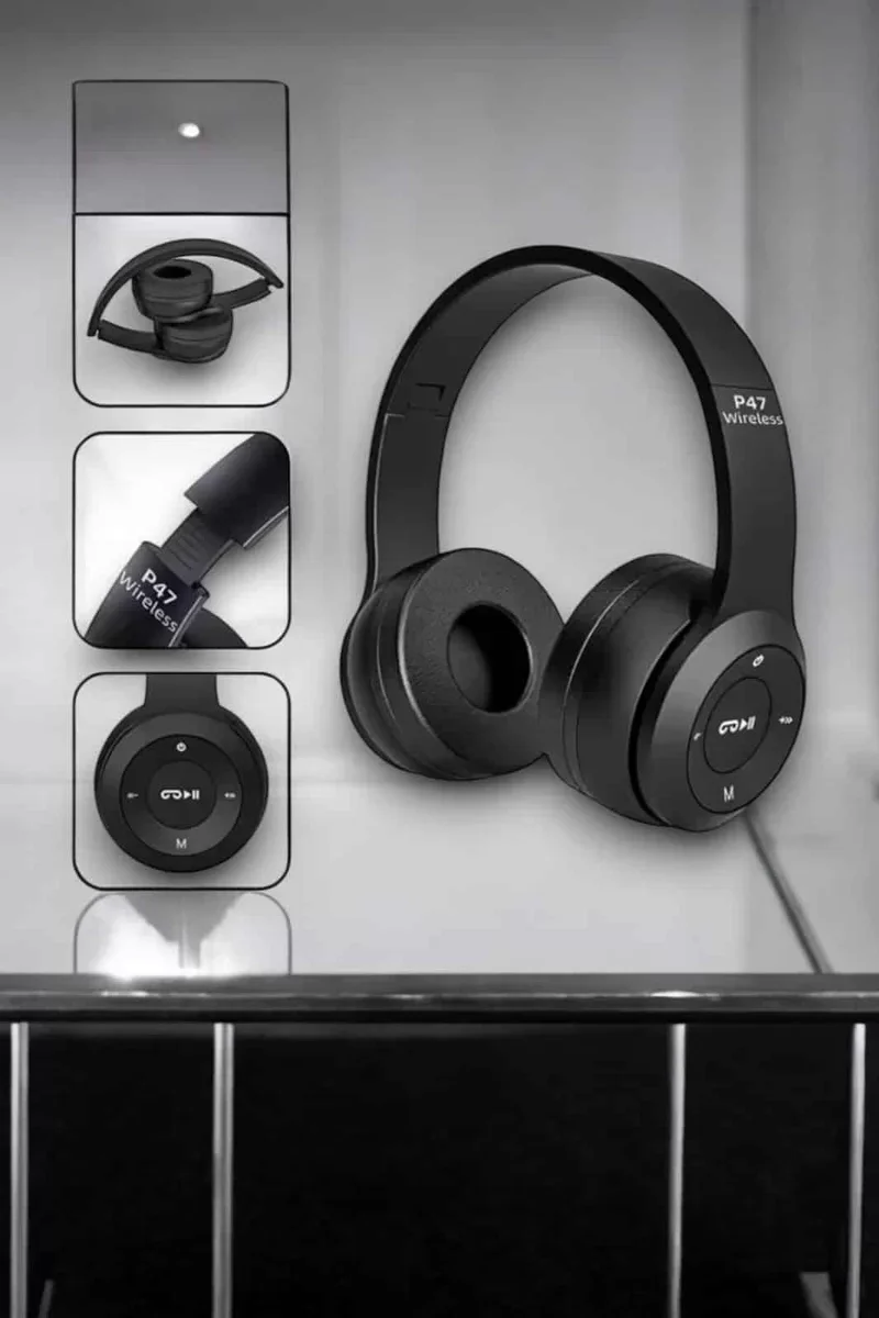 Kulak Üstü TF Kart ve AUX Destekli Ergonomik Bluetooth Kulaklık