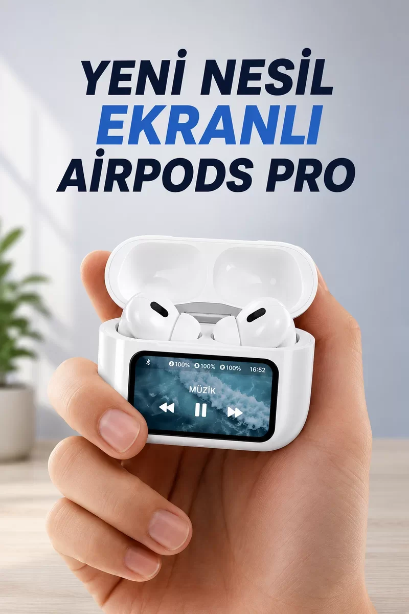 Kulakiçi Bluetooth Kulaklık ANC Özellikli - Otomatik Bağlantı ve Hey Siri Desteği ile Süper Bass
