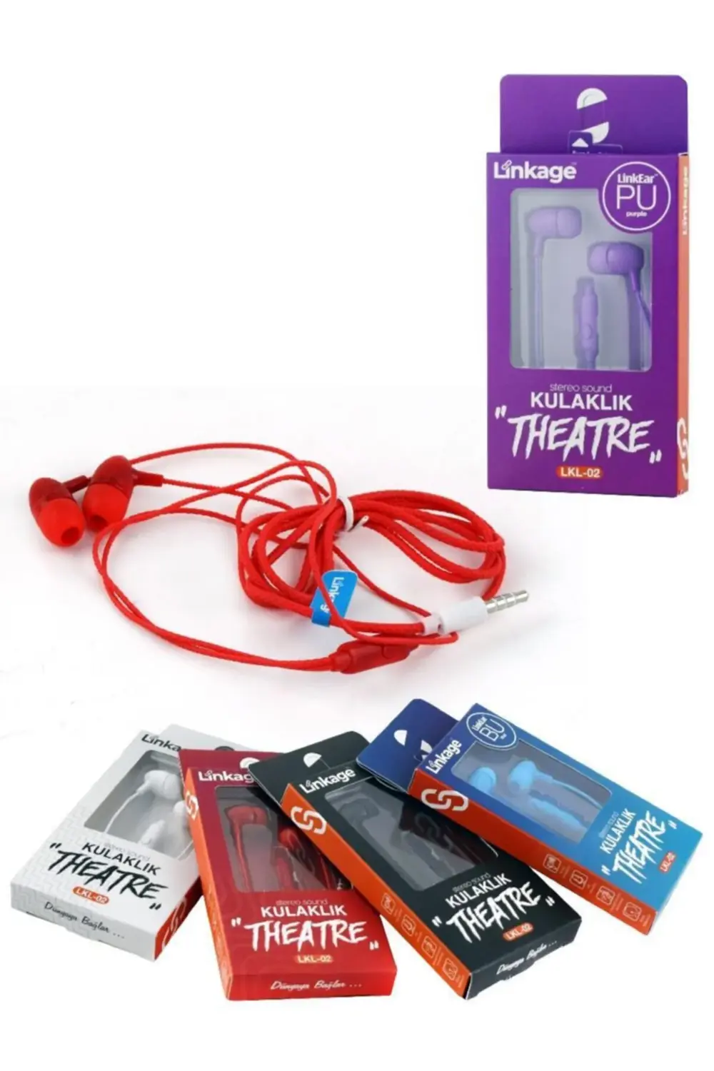 Kulakiçi Mikrofonlu Stereo Kulaklık