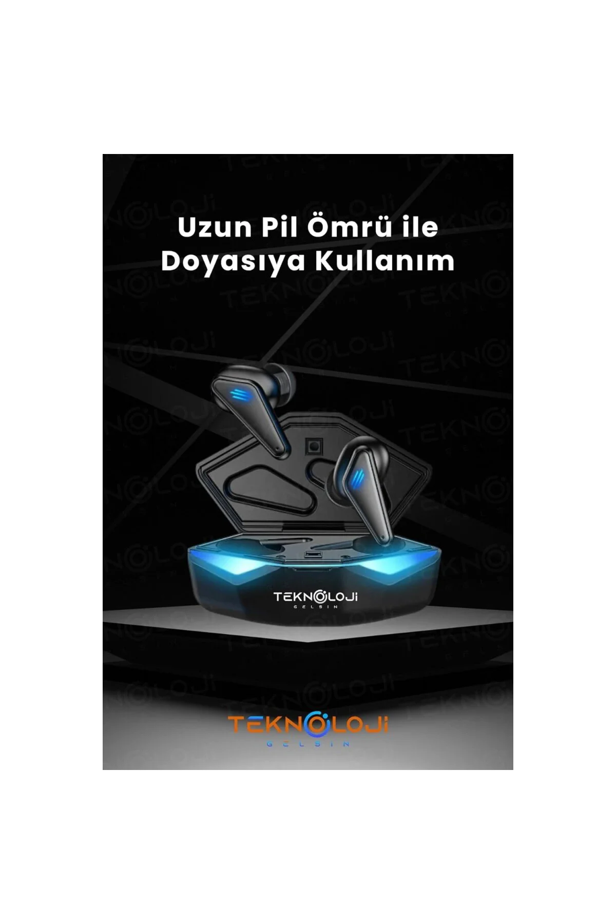 Kulaklık Bluetooth Kablosuz Oyuncu Kulak İçi Mikrofonlu