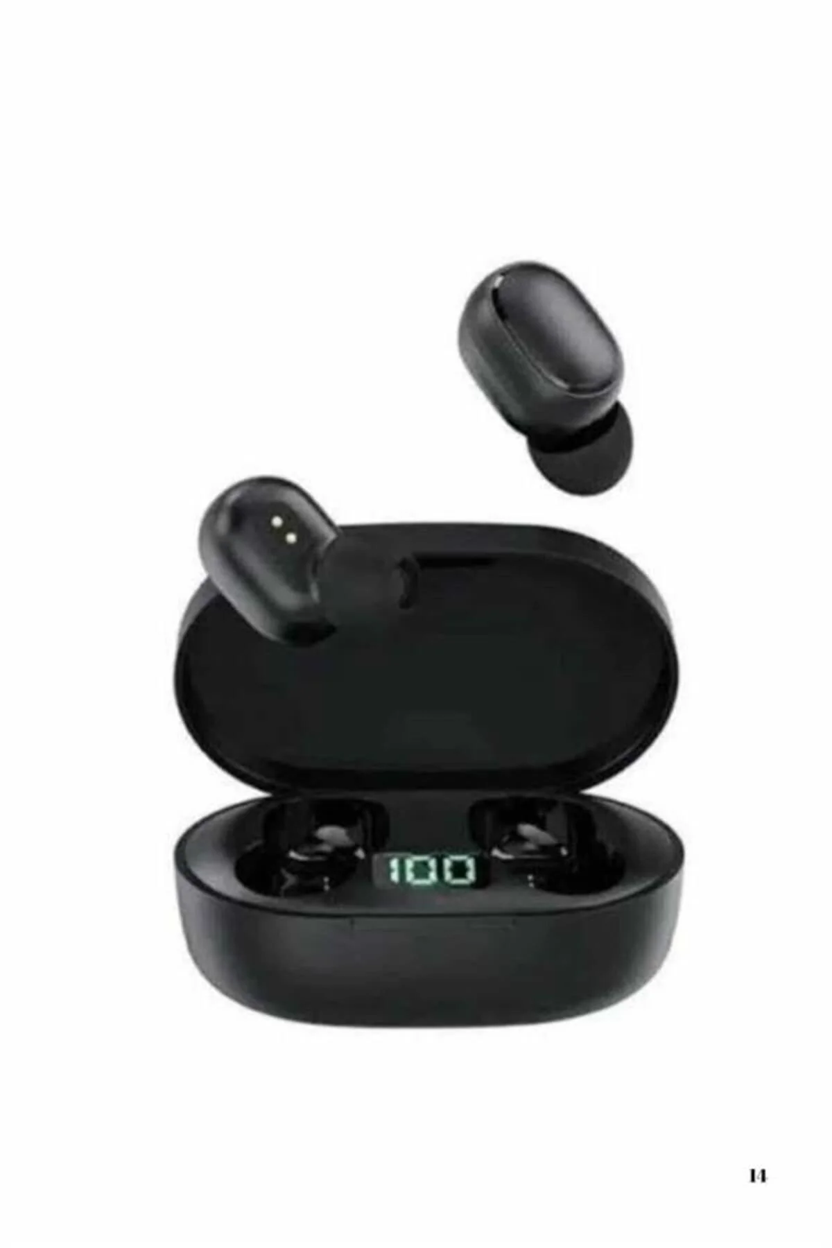 Kulaklık Dijital Göstergeli Bluetooth Bağlantılı Kablosuz Kulak İ