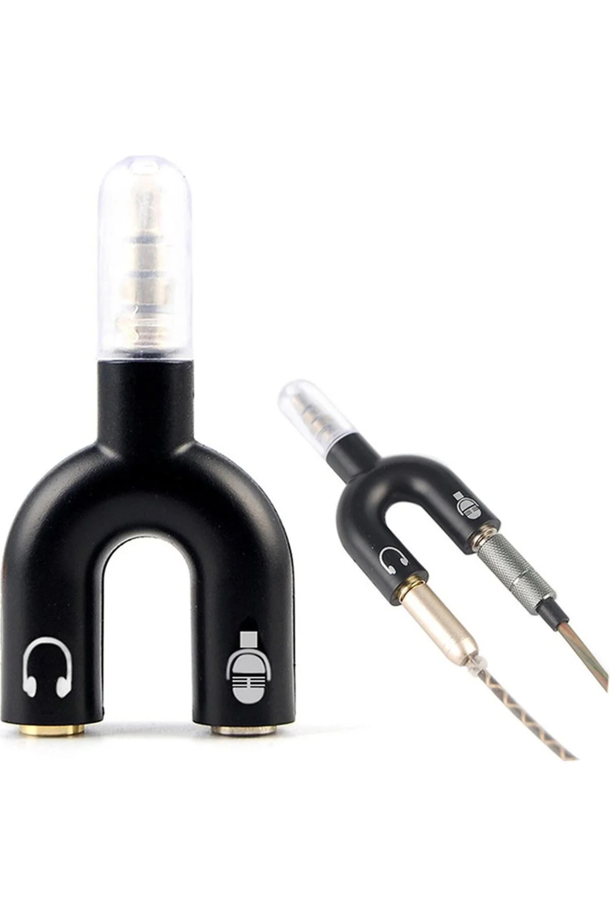 Kulaklık Mikrofon Ayırıcı Çoklayıcı 3.5mm Splitter Switch Stereo 