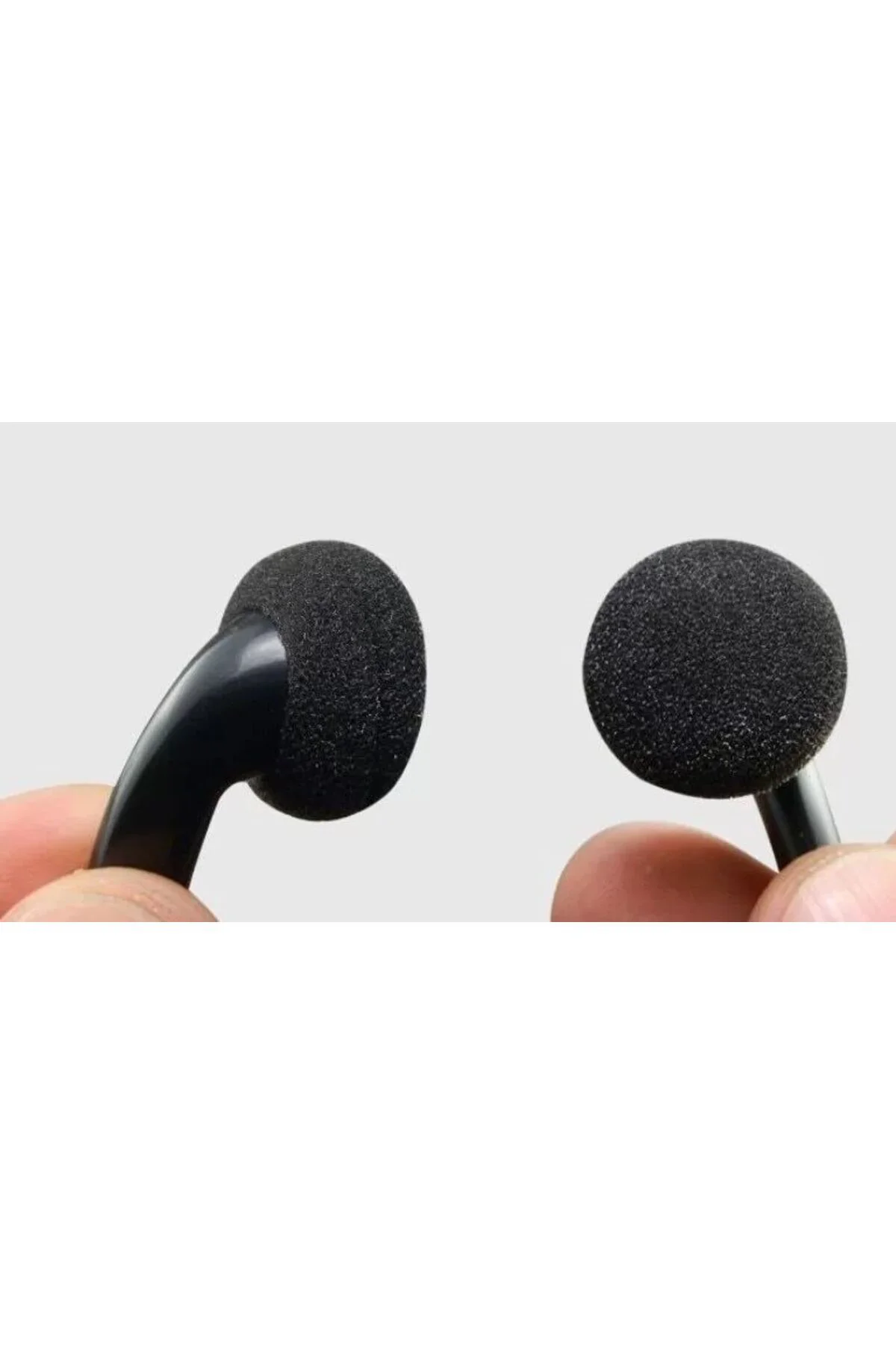 Kulaklık Süngeri, Kulaklık Yastığı 10 Adet (18 mm) - SİYAH - Görsel 2