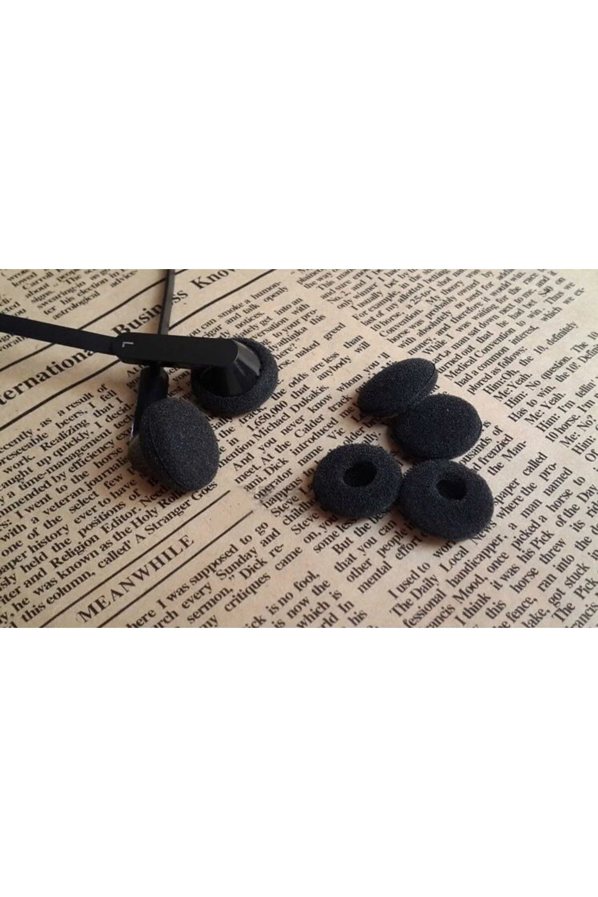 Kulaklık Süngeri, Kulaklık Yastığı 10 Adet (18 mm) - SİYAH - Görsel 6