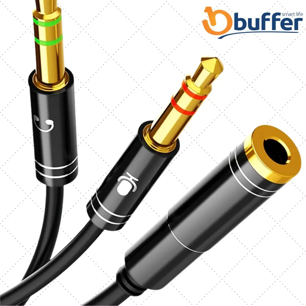 Kulaklık ve Mikrofon Ayırıcı Y Splitter Aux Kablo (4741)