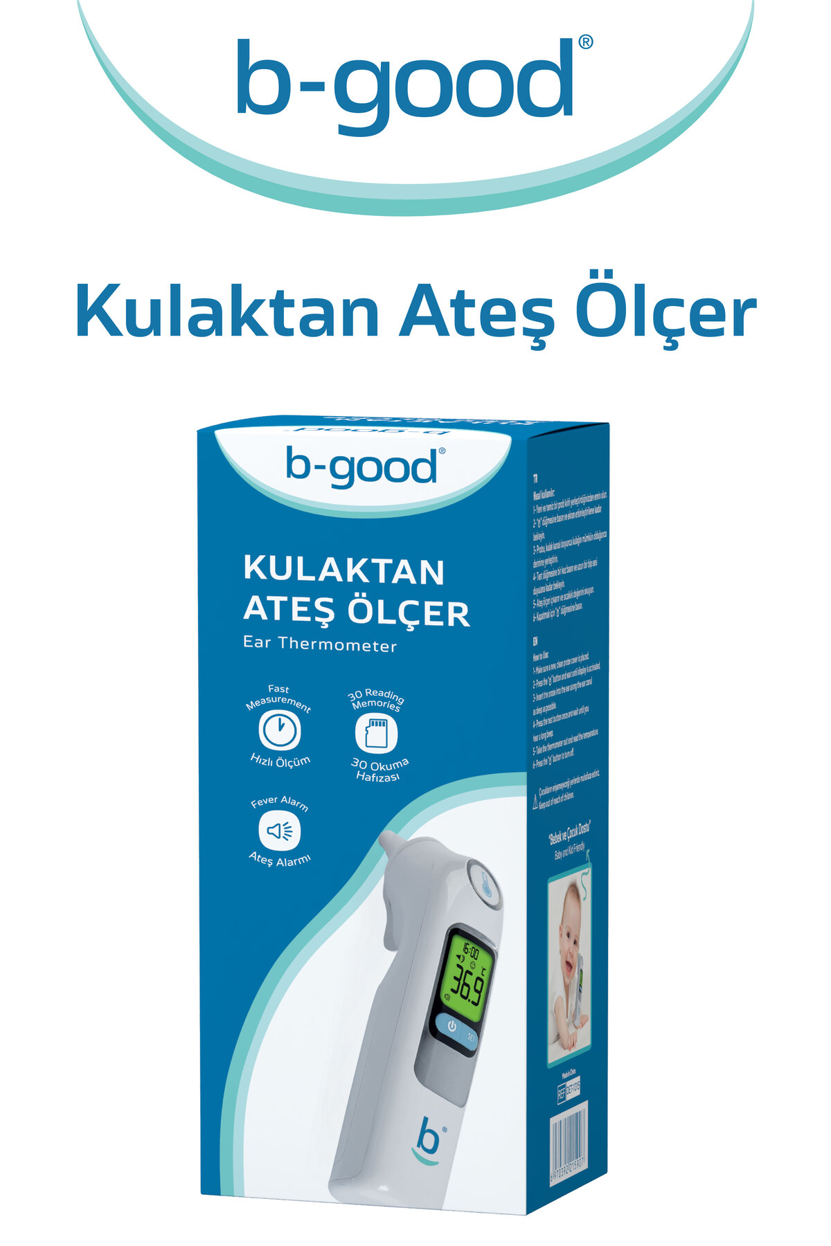 B-Good Kulaktan Ateş Ölçer