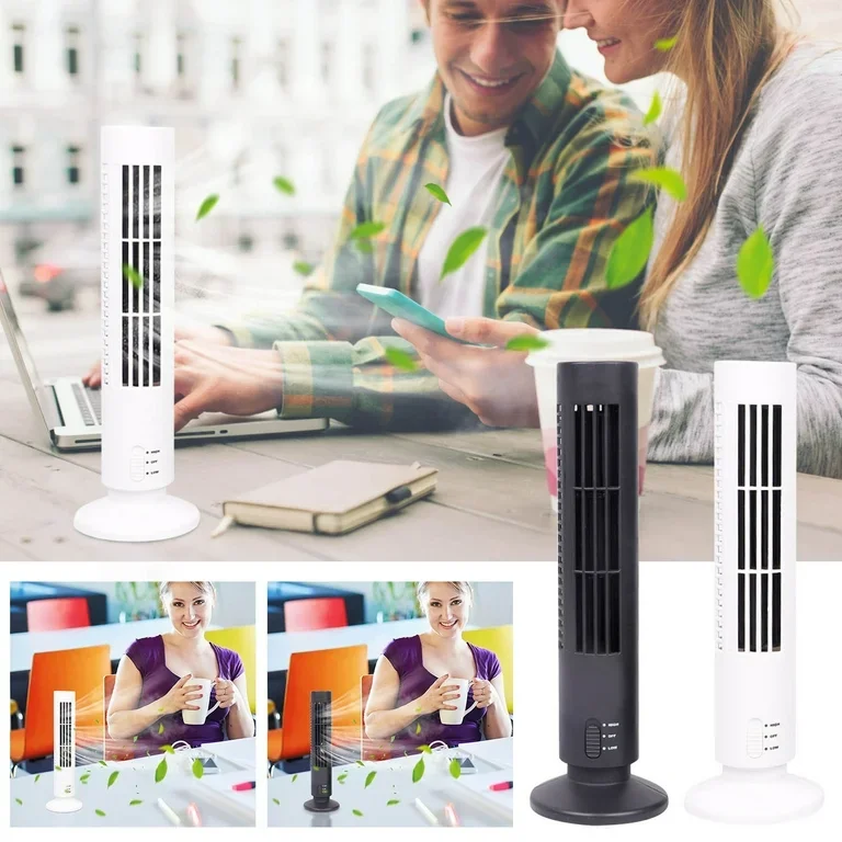 Kule Tipi USB Elektrik Fan Yapraksız Klima Fanı (4741)
