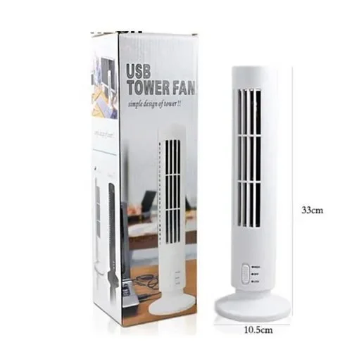 Kule Tipi USB Elektrik Fan Yapraksız Klima Fanı (4741)