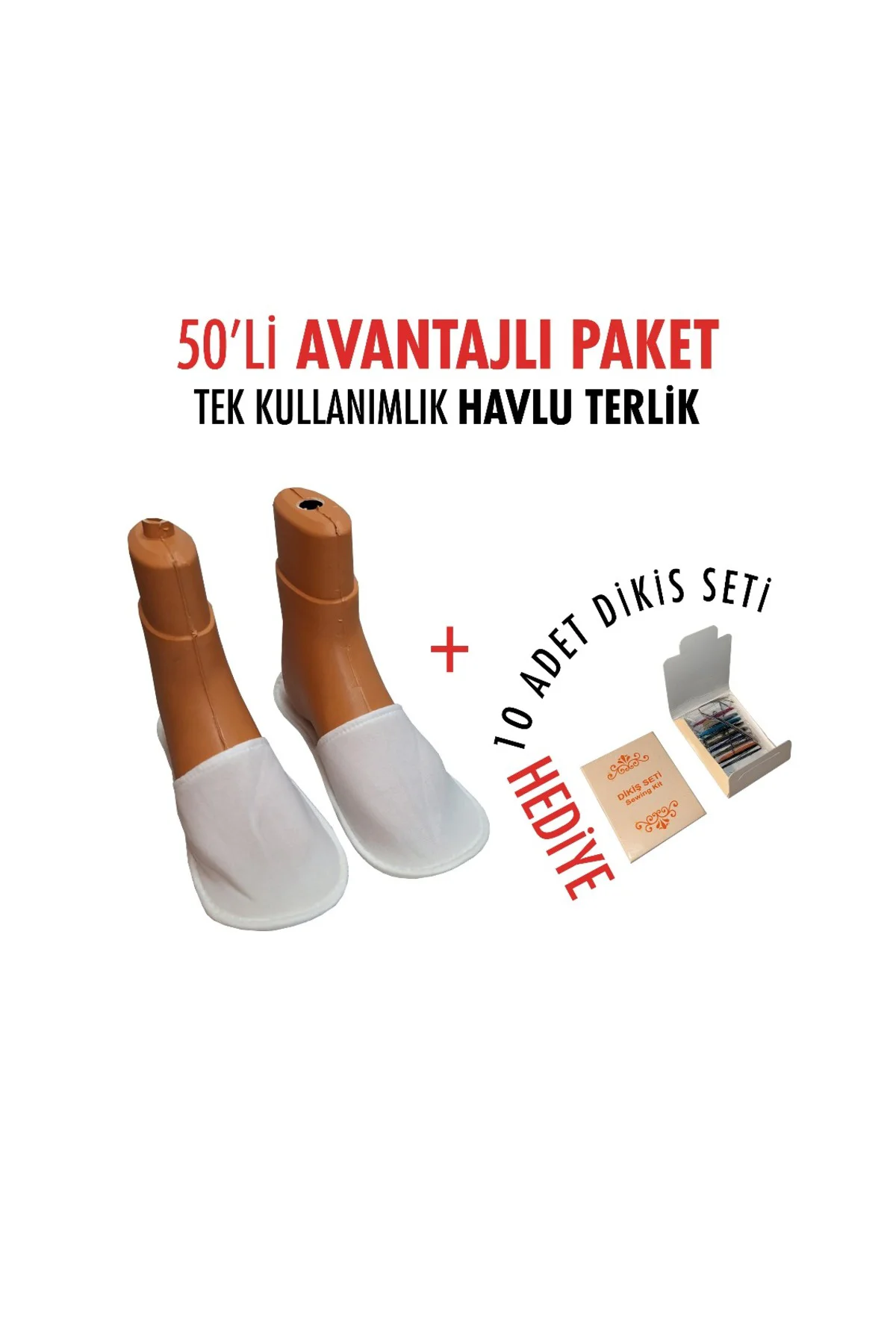 KULLAN AT  HAVLU TERLİK OTEL TİPİ 50Lİ PAKET