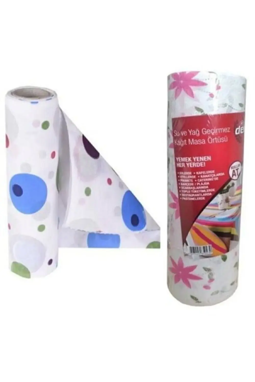 Kullan At Masa Örtüsü Sıvı Geçirmez(1 RULO) Tek Kullanımlık 100x1