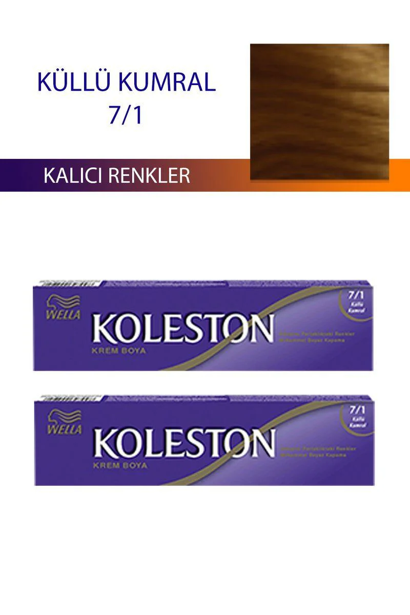 Küllü Kumral Saç Boyası 7/1 - 2 Adet Single Tüp, %100 Beyaz Kapama, 8 Haftaya Kadar Kalıcı Fiyatı, Yorumları ve Özellikleri
