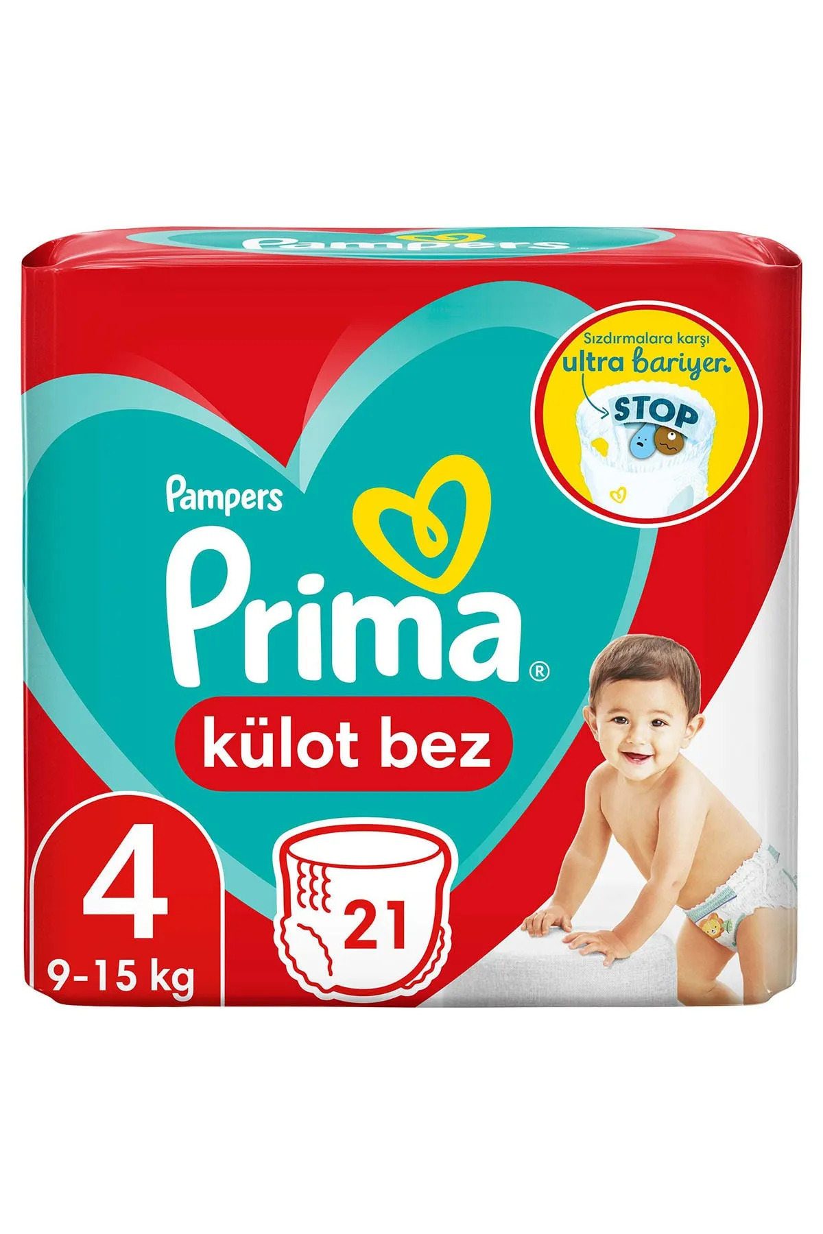Prima Külot Bebek Bezi 4 Beden 21 Adet Maxi Tekli Paket
