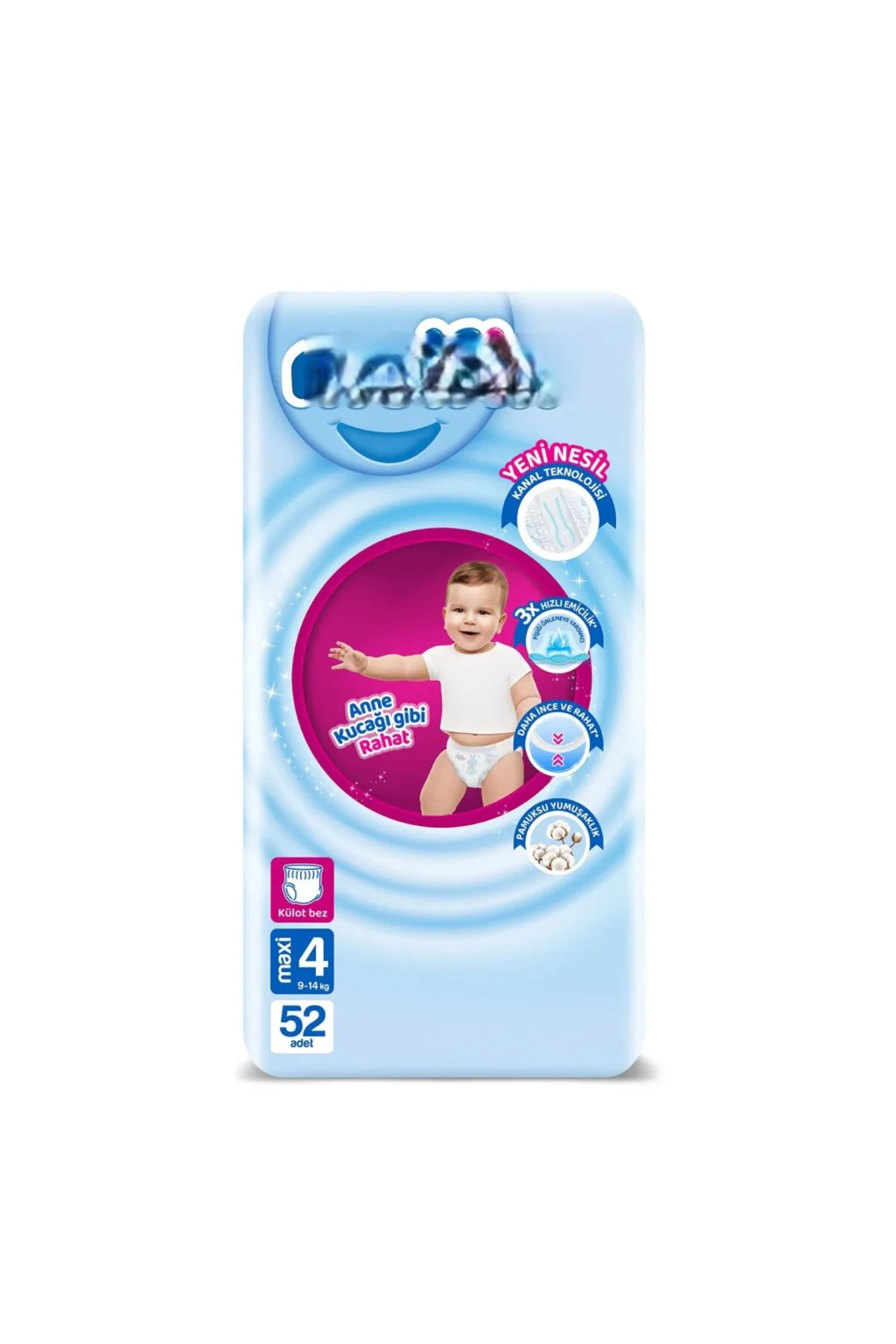 Külot Bez Fırsat Paketi 4 Beden 7-14 Kg 52 Adet