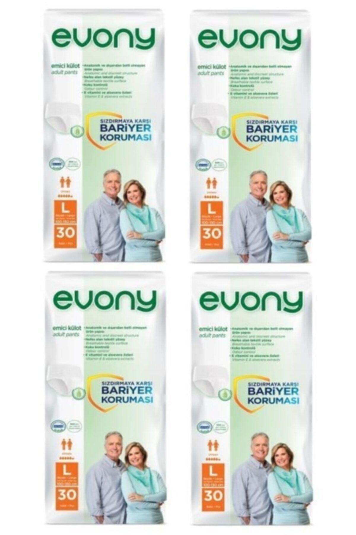 Külot Büyük Large 30'lu 4 Paket 120 Adet