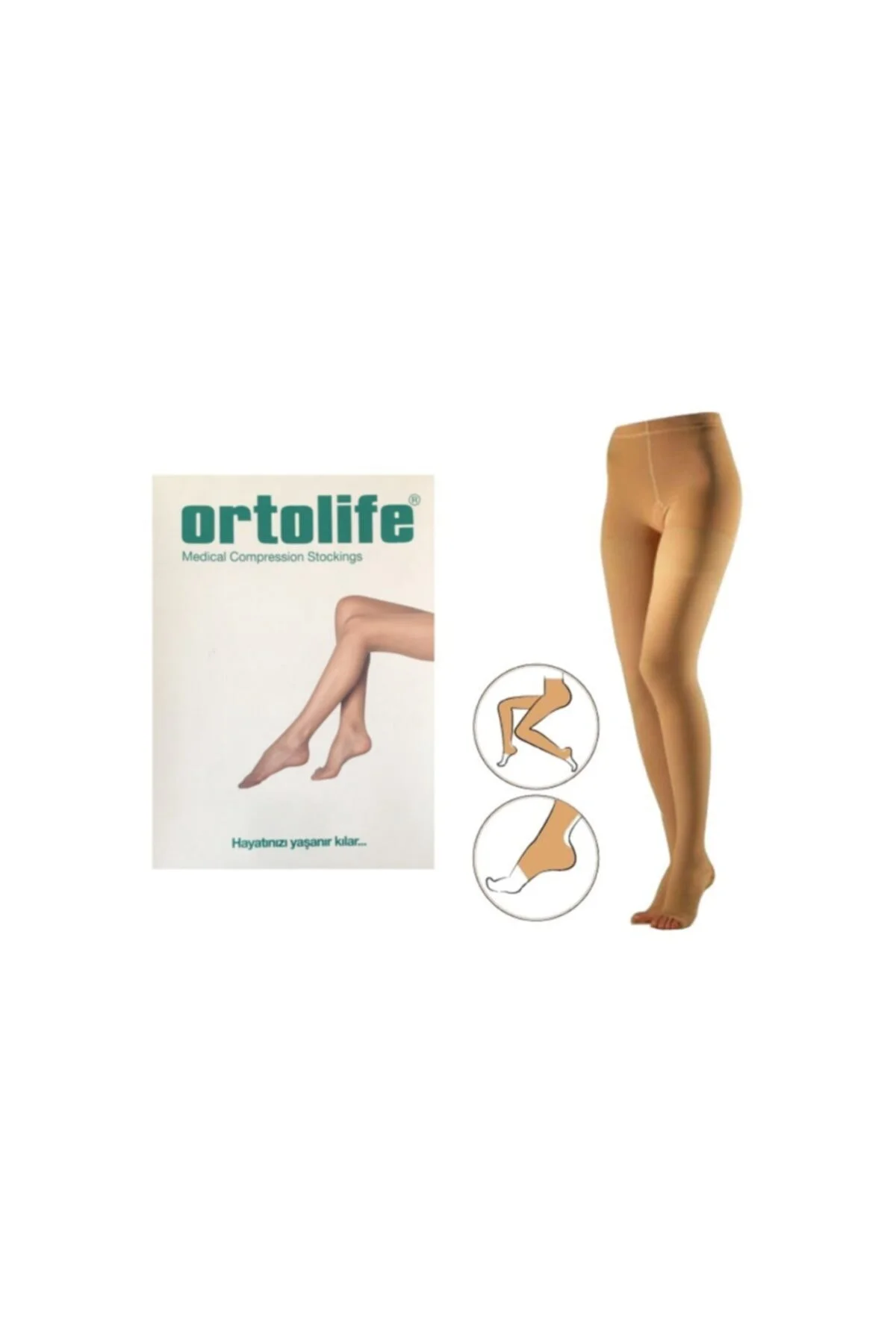 Külotlu Varis Çorabı Parmak Ucu Açık