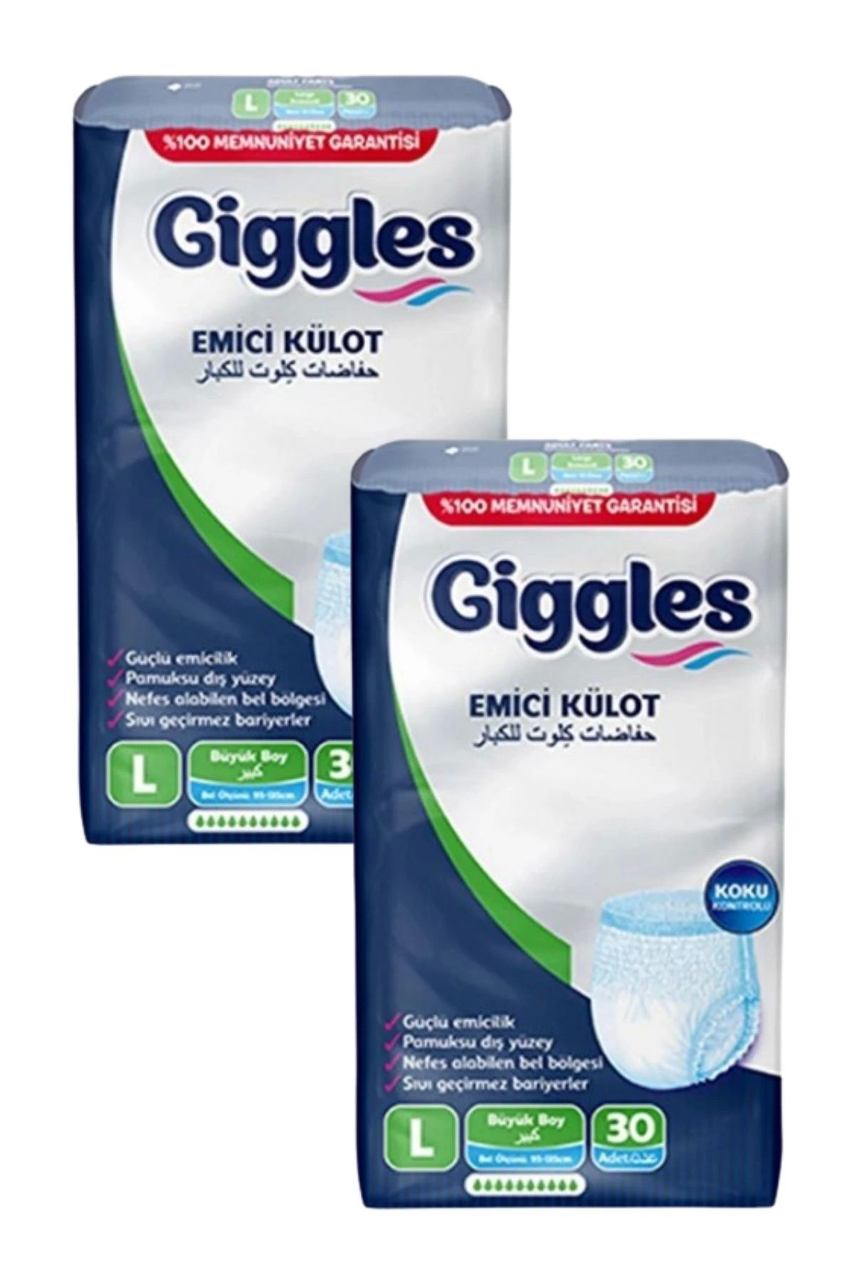 Külotlu Yetişkin Hasta Bezi Büyük boy L beden 30 Lu X 2 Adet