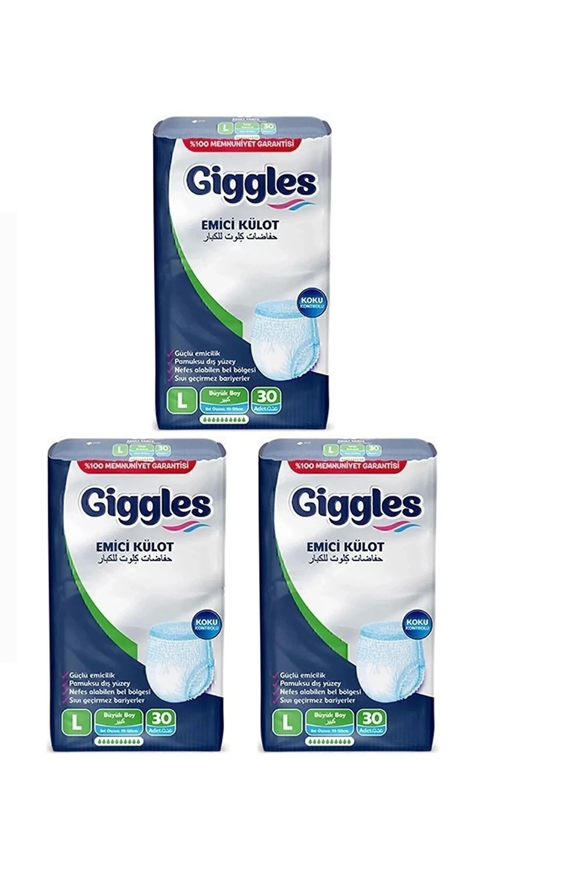 Külotlu Yetişkin Hasta Bezi Large 90 Adet