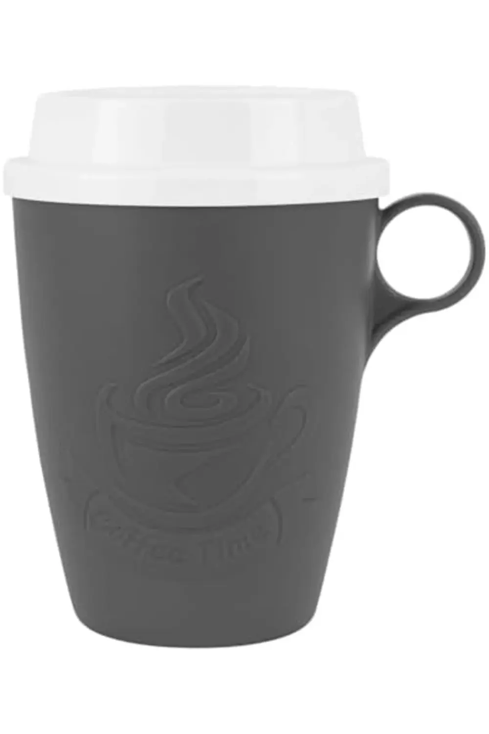 Kulplu Termal Kahve ve Çay Bardağı, 450 ml, Kapaklı, Çok Renkli 1