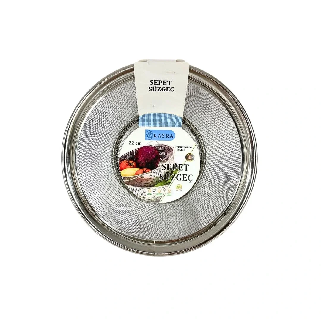 Kulpsuz Metal Sepet Süzgeç 22 cm Fiyatı, Yorumları ve Özellikleri