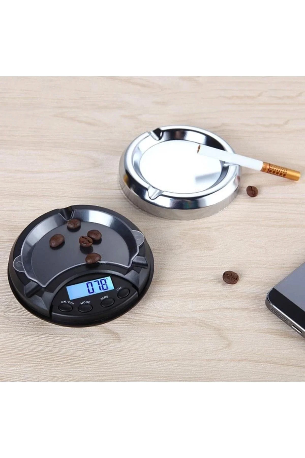 Kültabla Model Dijital Terazi 200 Gram 0.01 Hassasiyet Küllük Ter