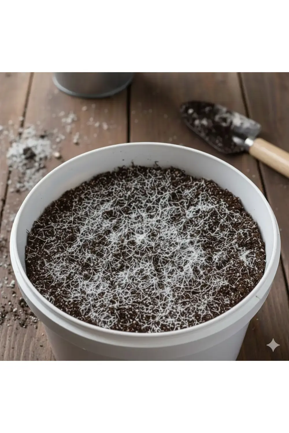 Kültür Mantarı Tohumu Ekili Deneme Kovası