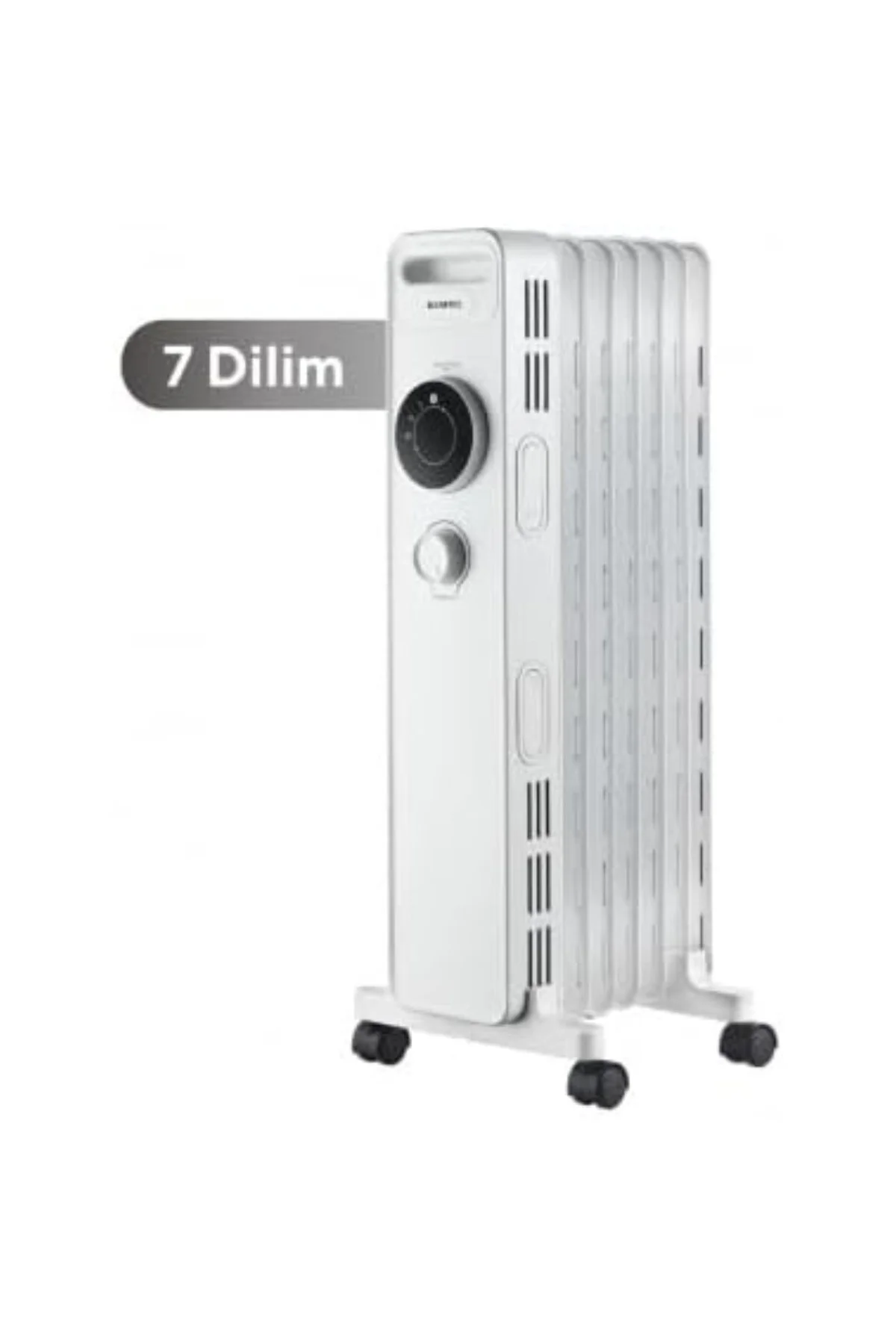 KUM-1220S 7 Dilim Beyaz Radyatör