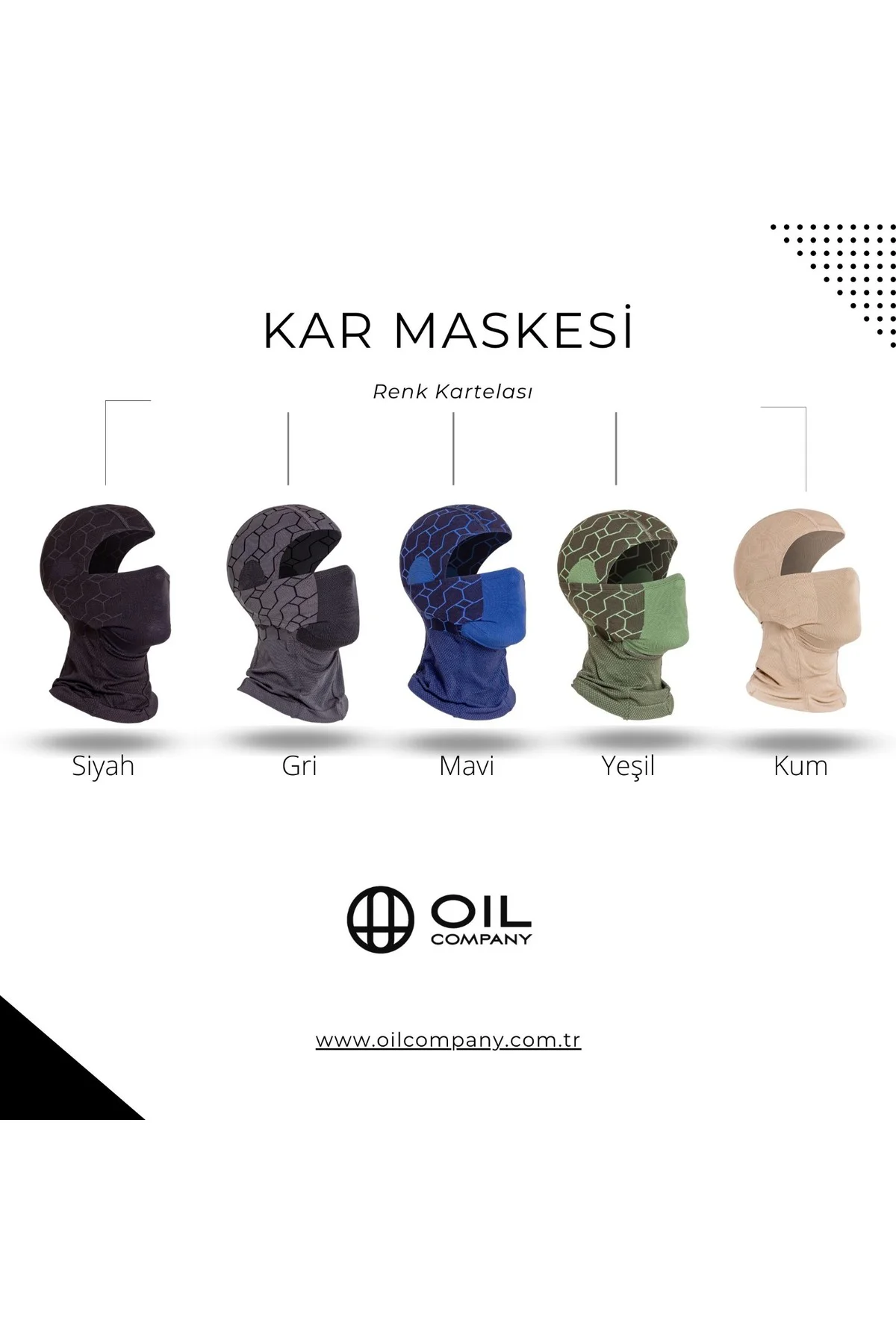 Kum Balaklava Termal Kar Maskesi Unisex