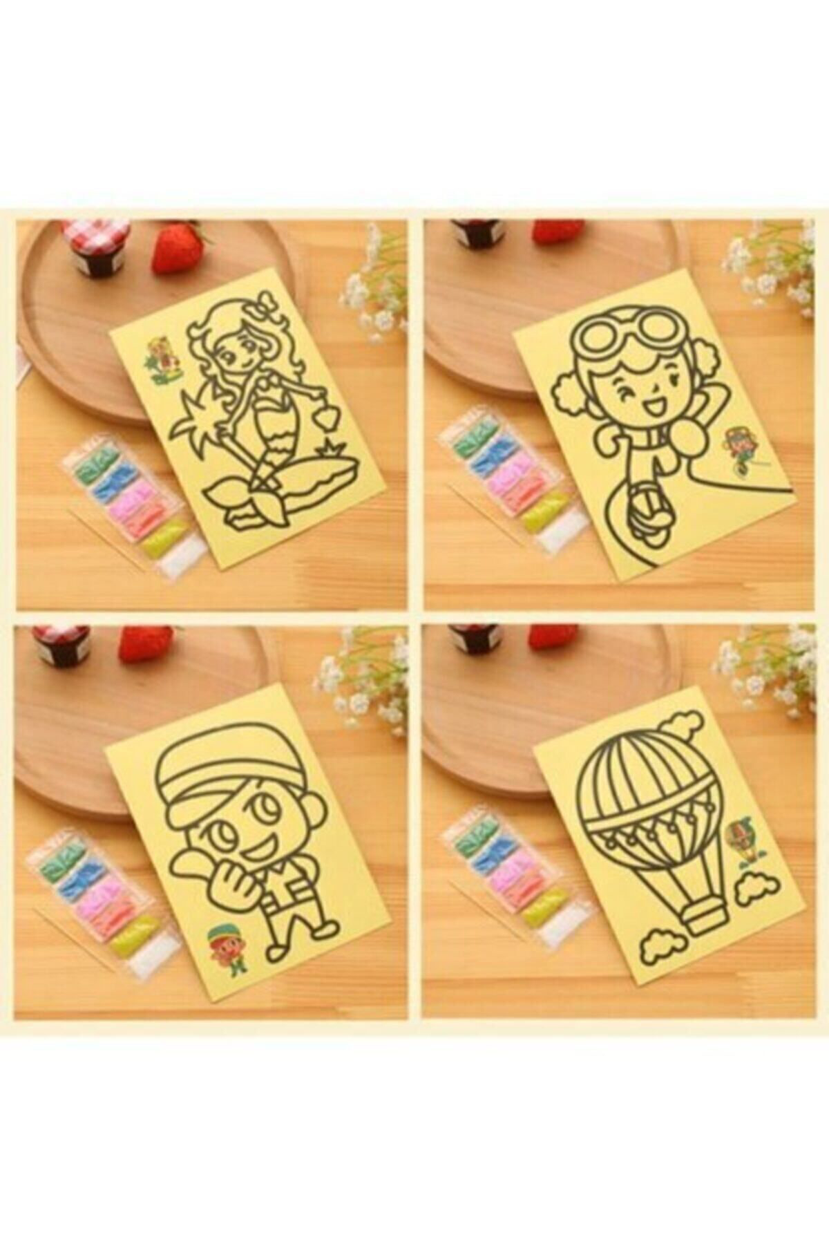 Südor Yayınları Kum Boyama 4 Lü