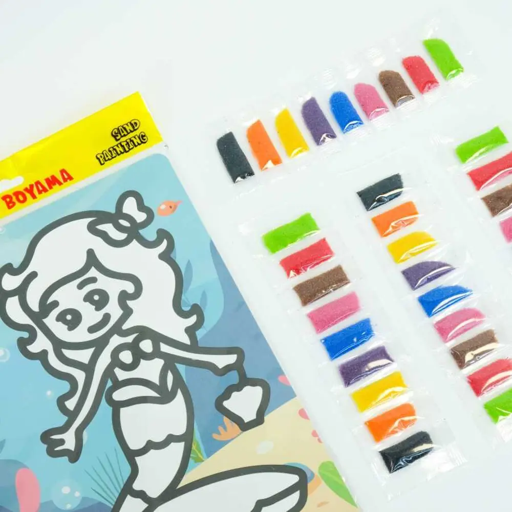 Kum Boyama Seti 30 Adet A4 Boyutunda (27x20 )