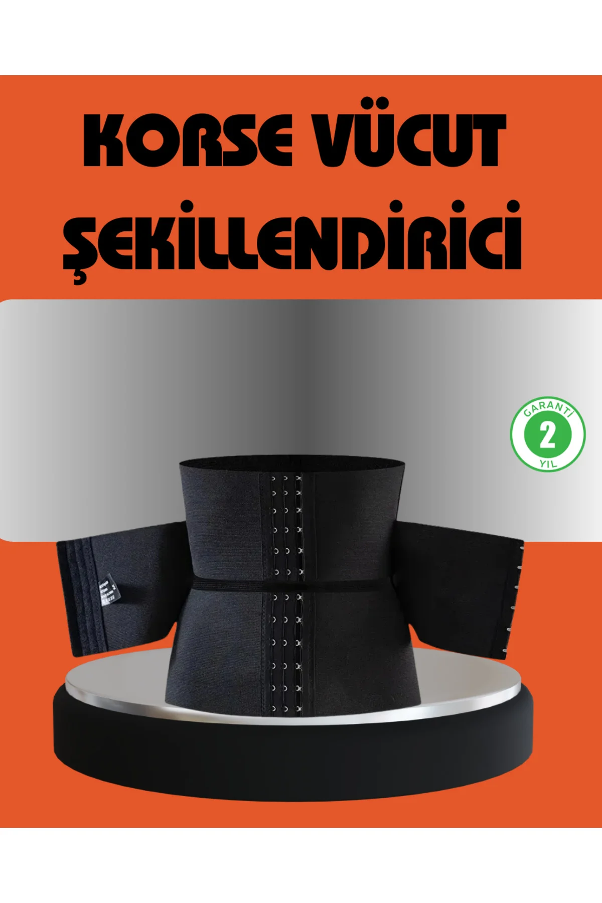 Kum Saati Görünüm Destekleyici Bel Şekillendirici