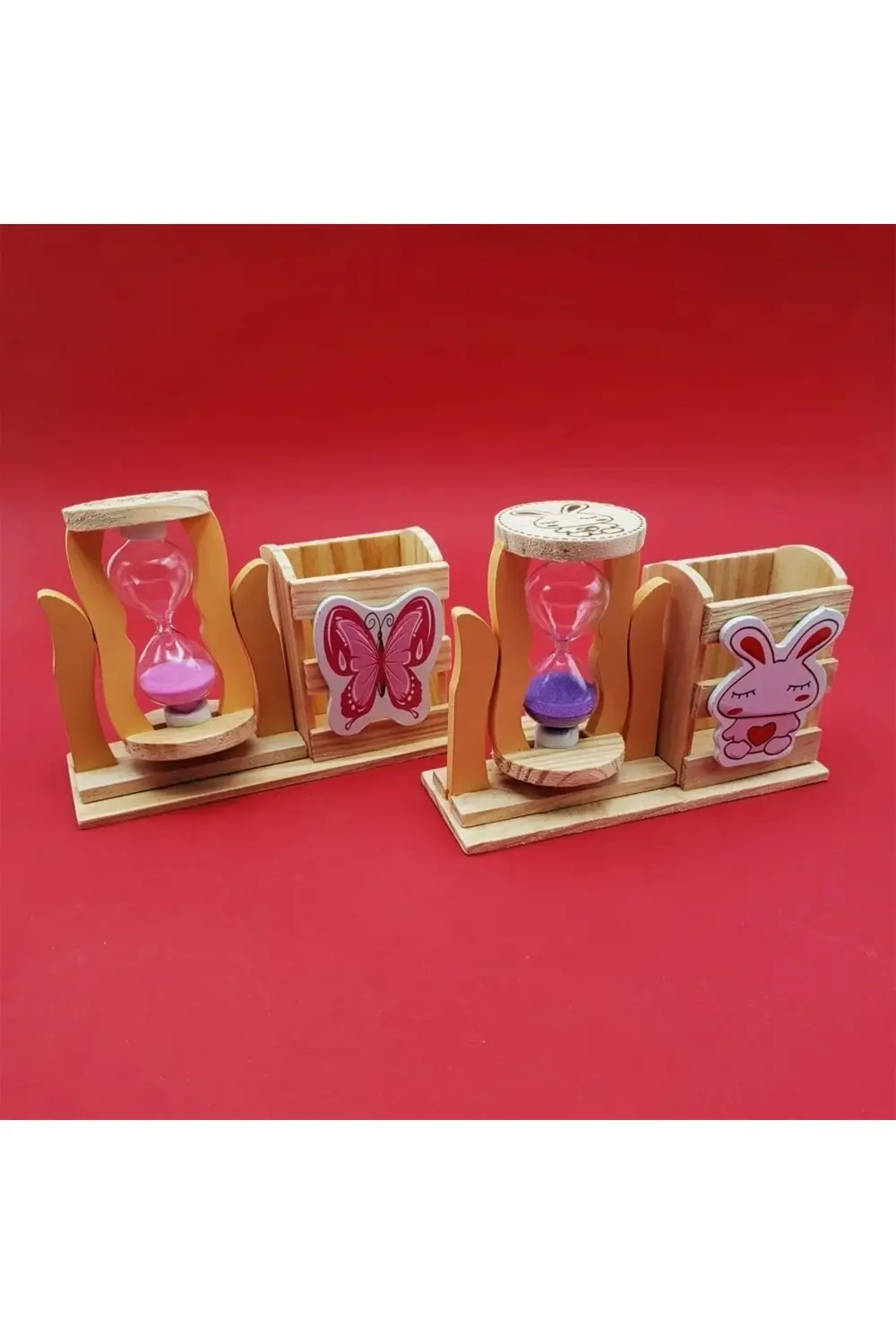 Kum Saati Kalemlik Kutulu