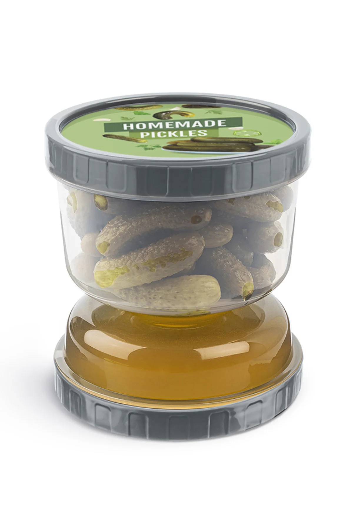 Kum Saati Zeytin & Turşu Saklama Kabı Süzgeçli Şeffaf - Çevir Sakla & Çevir Ye Kum Saati Zeytin & Turşu Saklama Kabı Süzgeçli Şeffaf - Çevir Sakla & Çevir Ye