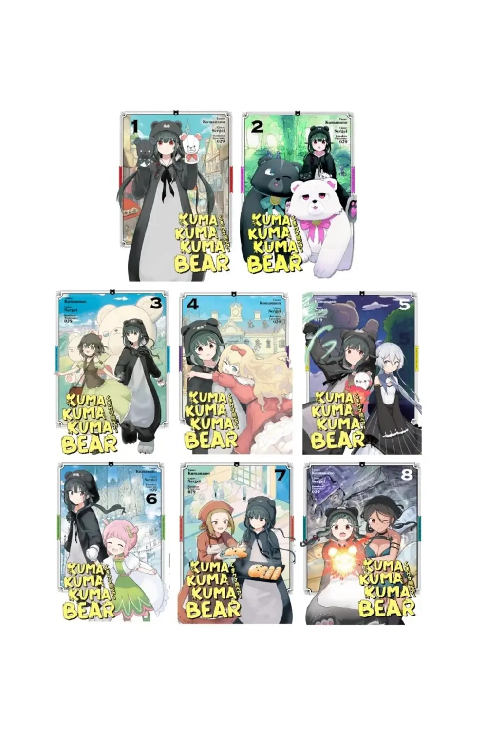 Kuma Kuma Kuma Bear 1-2-3-4-5-6-7-8 Manga Seti (EKSİKSİZ SET) / K