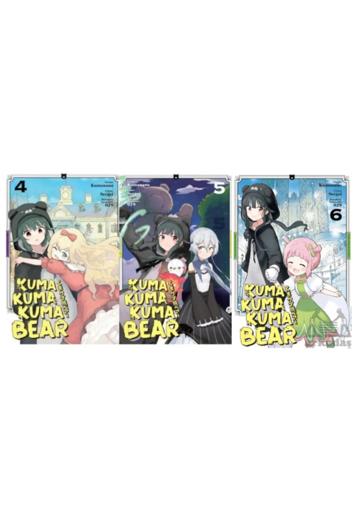 Kuma Kuma Kuma Bear 4-5-6 Manga Seti Çizgi Roman Yeni