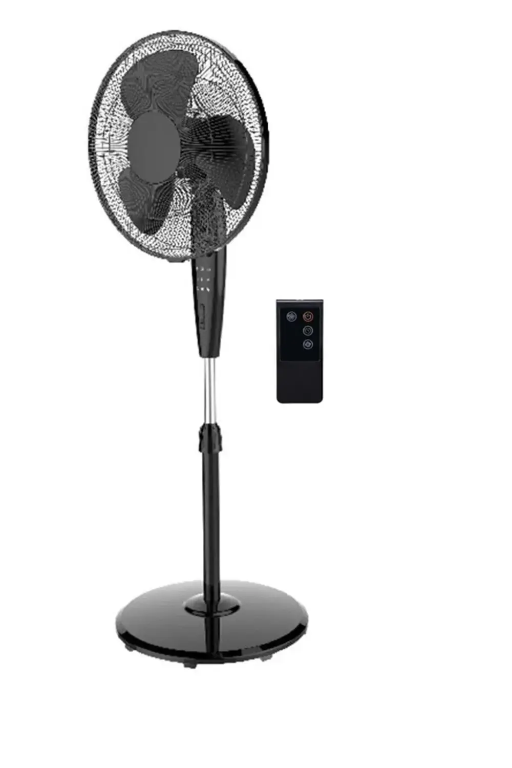 Kumandalı Ayaklı Vantilatör Siyah 40 Cm 55w