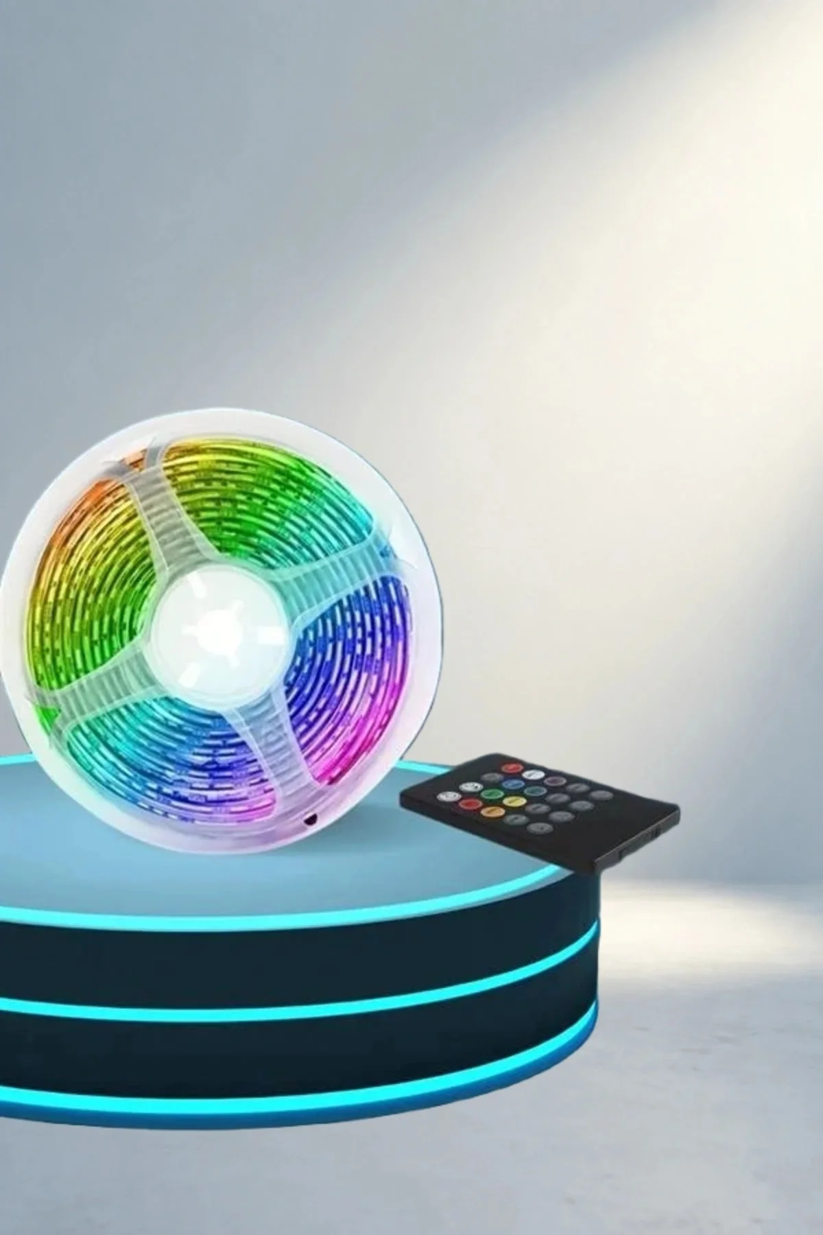 Kumandalı Renkli Rgb Şerit Led 10 Metre İç Mekan Kumandalı Renkli Rgb Şerit Led 10 Metre İç Mekan
