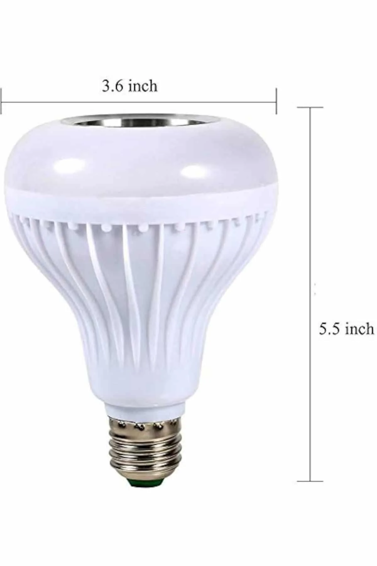 Kumandalı RGB Led Işık Bluetooth Hoparlör Ses Lambası Renkli Ampu