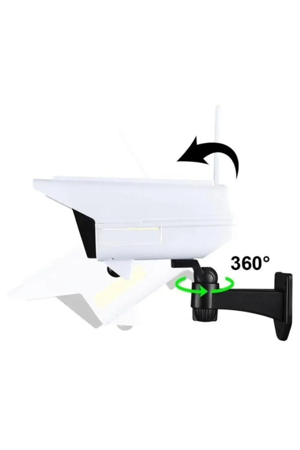 Kumandalı Solar Güneş Enerjili Hareket Sensörlü Güvenlik Kamerası