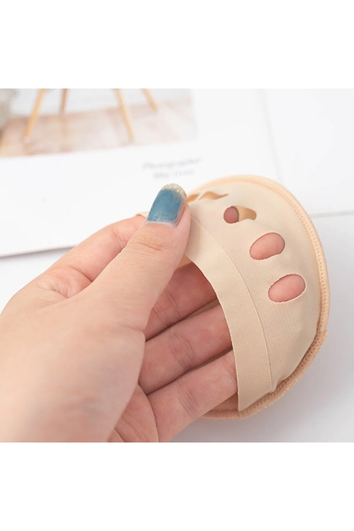 Kumaş Ayak Pedi – Topuklu, Spor Ve Günlük Ayakkabılar Için 2 Adet