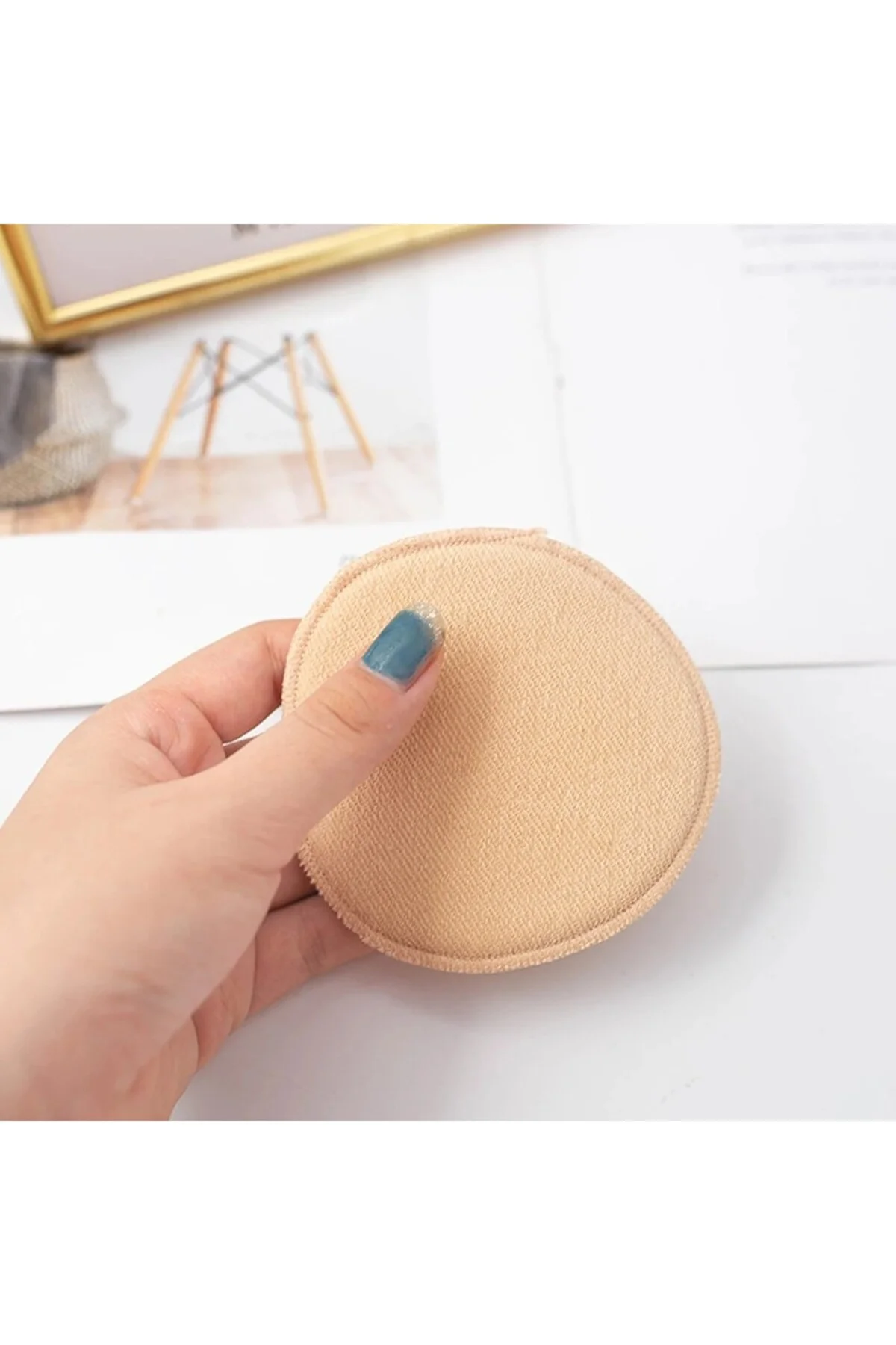 Kumaş Ayak Pedi – Topuklu, Spor Ve Günlük Ayakkabılar Için 2 Adet