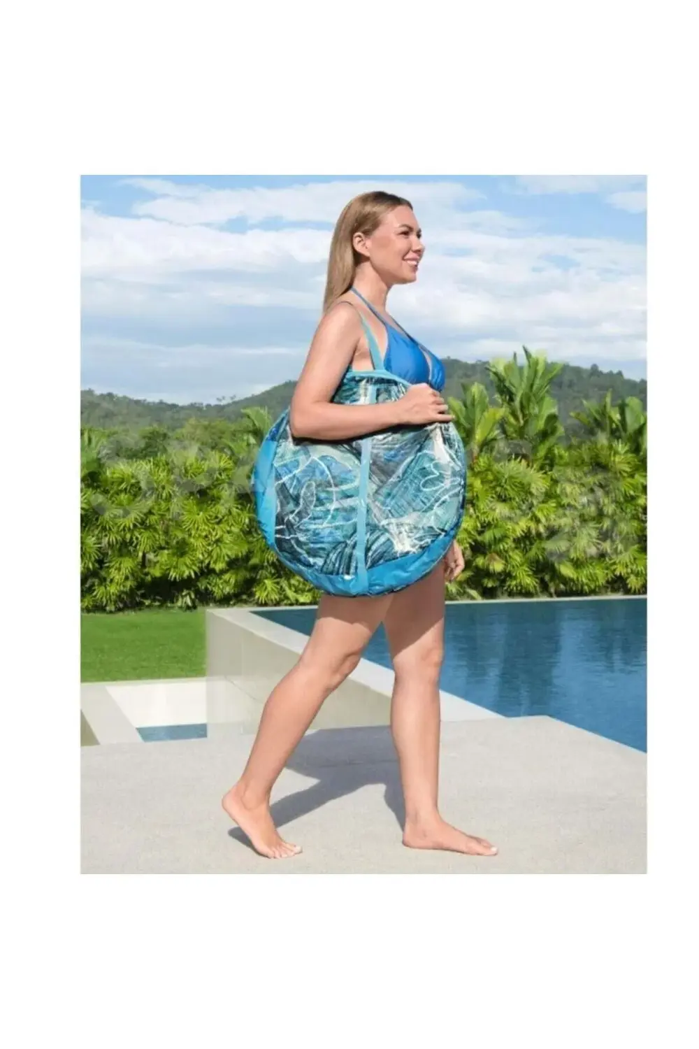 Kumaş Bardaklıklı Fileli Yatak 171x94 Cm - 43552