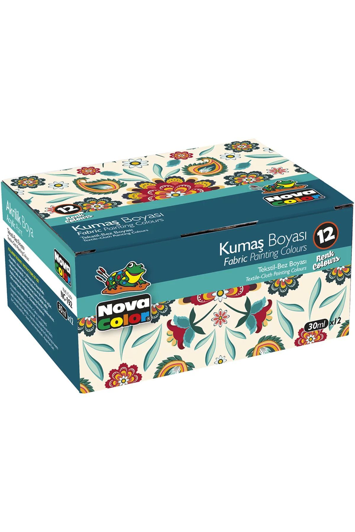Nova Color Kumaş Boyasi 12 Li Takim Nc-192