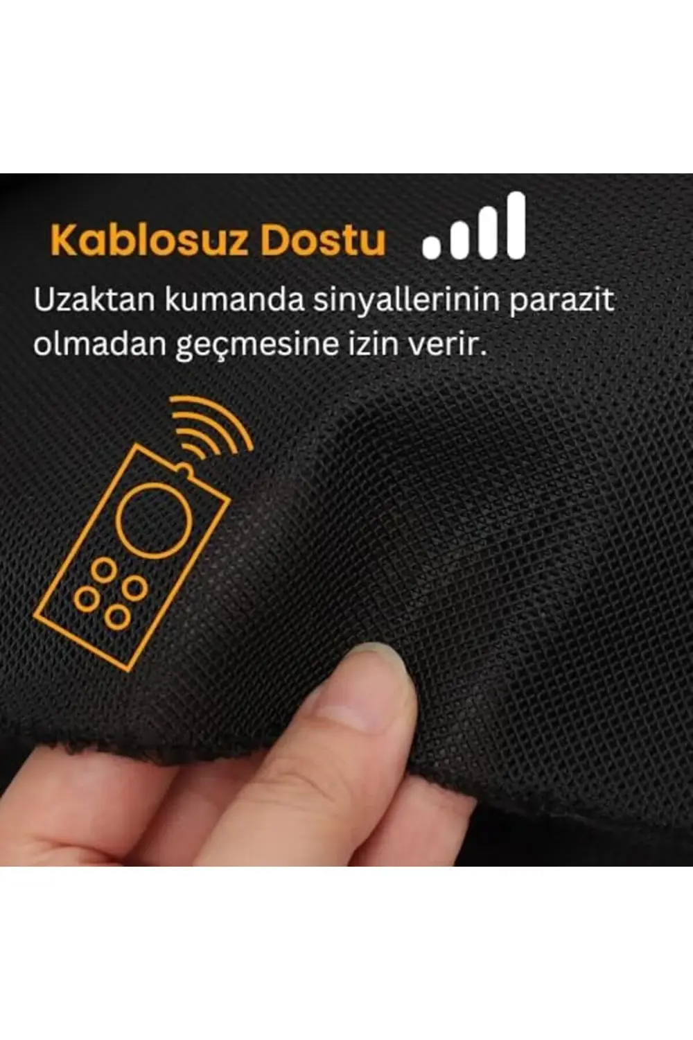 Kumaşı Airfile Örgülü Toz Engelleyici Kızılötesi Sinyalleri Engel