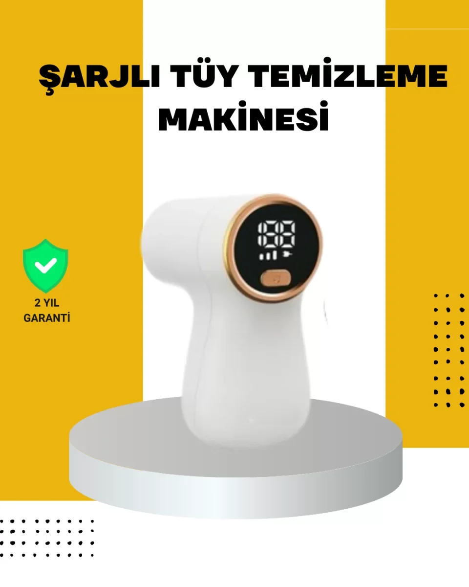 Kumaşlar İçin Tüy ve Hav Temizleme Makinesi Type C Şarjlı - Lisin