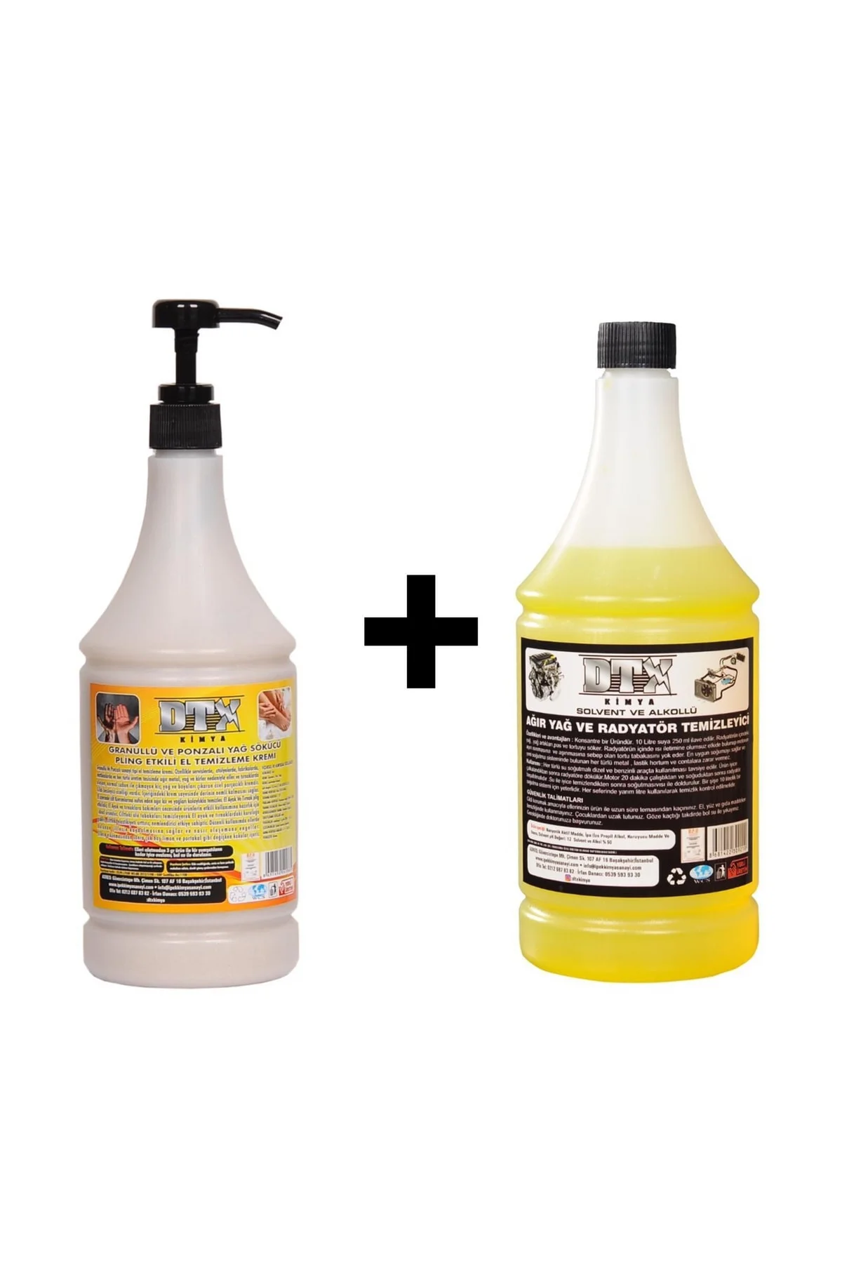 Kumlu El Temizleme Kremi ( Sabunu) 1 Kg & Alkollü Intercooler Tem